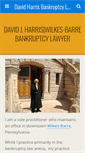 Mobile Screenshot of davidharrisbankruptcylaw.com